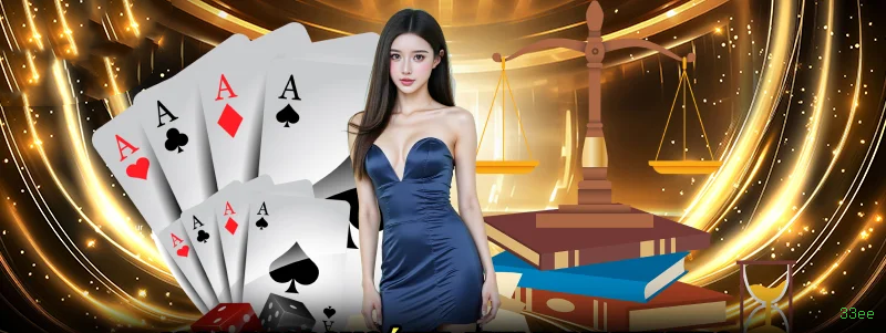 Imagem promocional do cassino online da 33ee mostrando jogos ao vivo